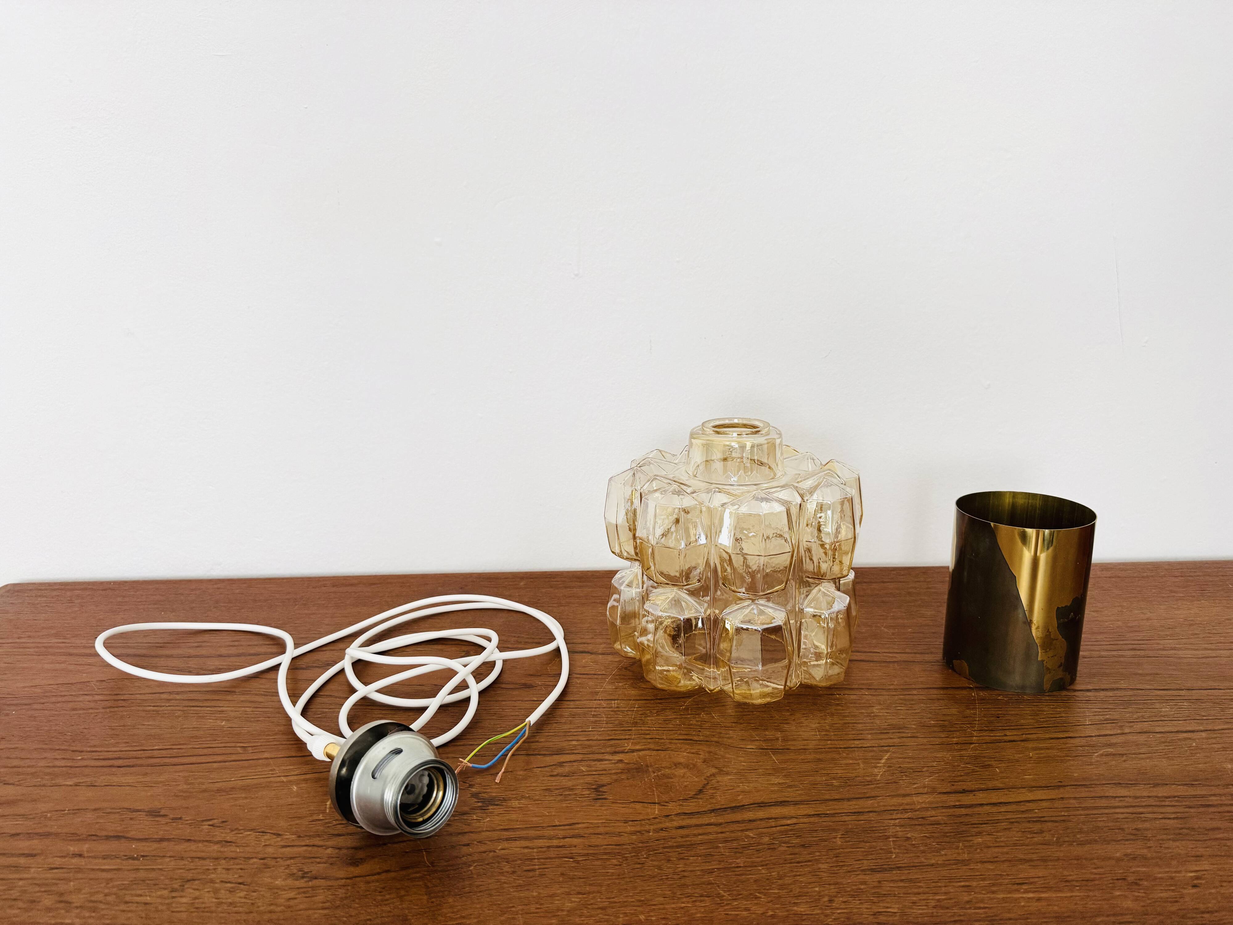Bubble Glass Pendant Lamp by Helena Tynell for Glashütte Limburg