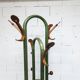 Rare Baumann parrot coat rack, Dièse model, 1990