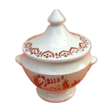 Dinette soup pot swan décor