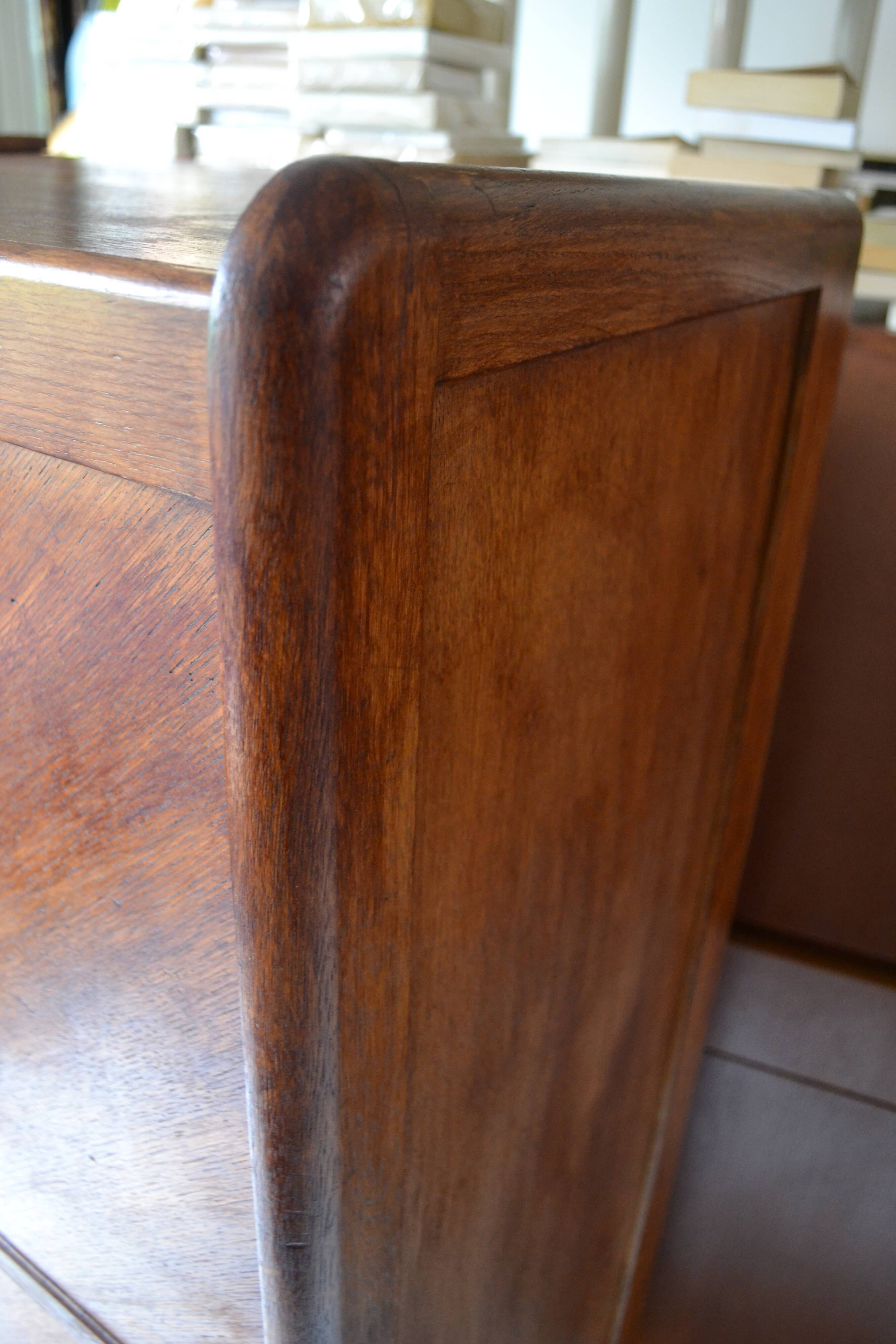 Vintage secretary inclined oak 50s/60s