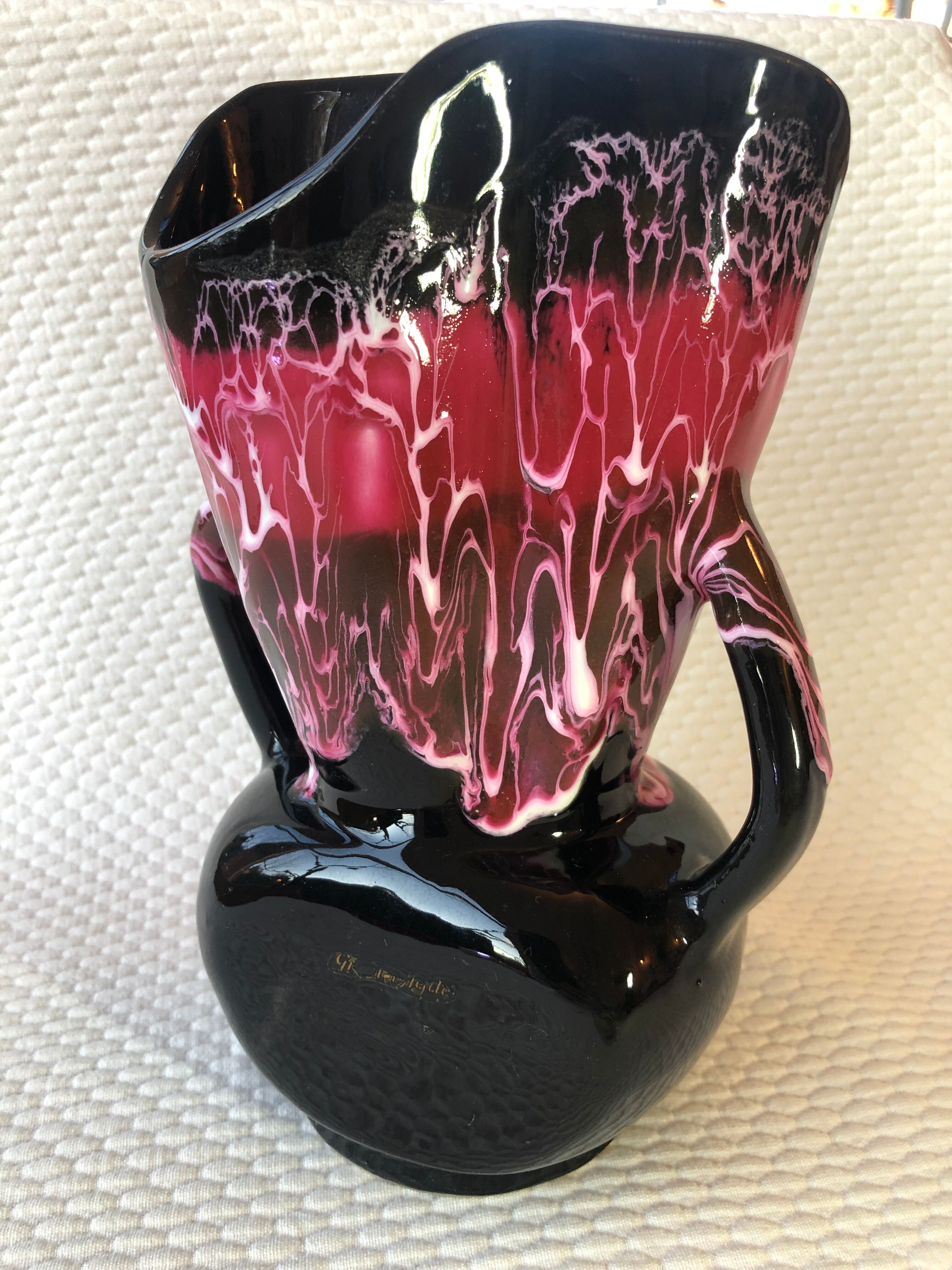 Vallauris foam ceramic vase