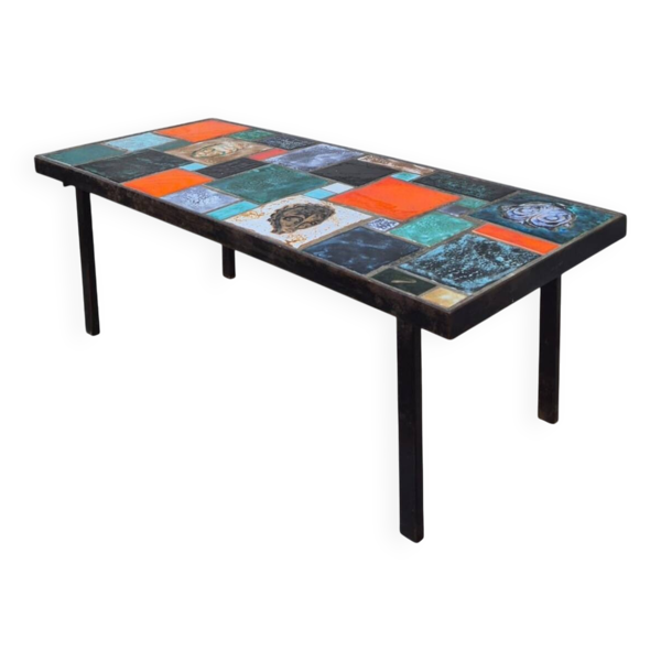 Table basse céramique Princesse 1960