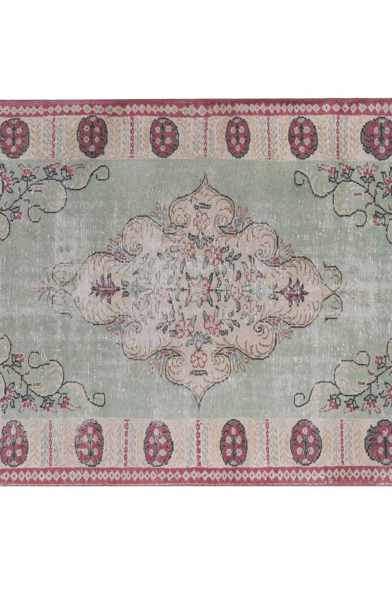 Vintage Turkish Oushak rug 188x290 cm