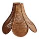 Suspension fleur en cannage