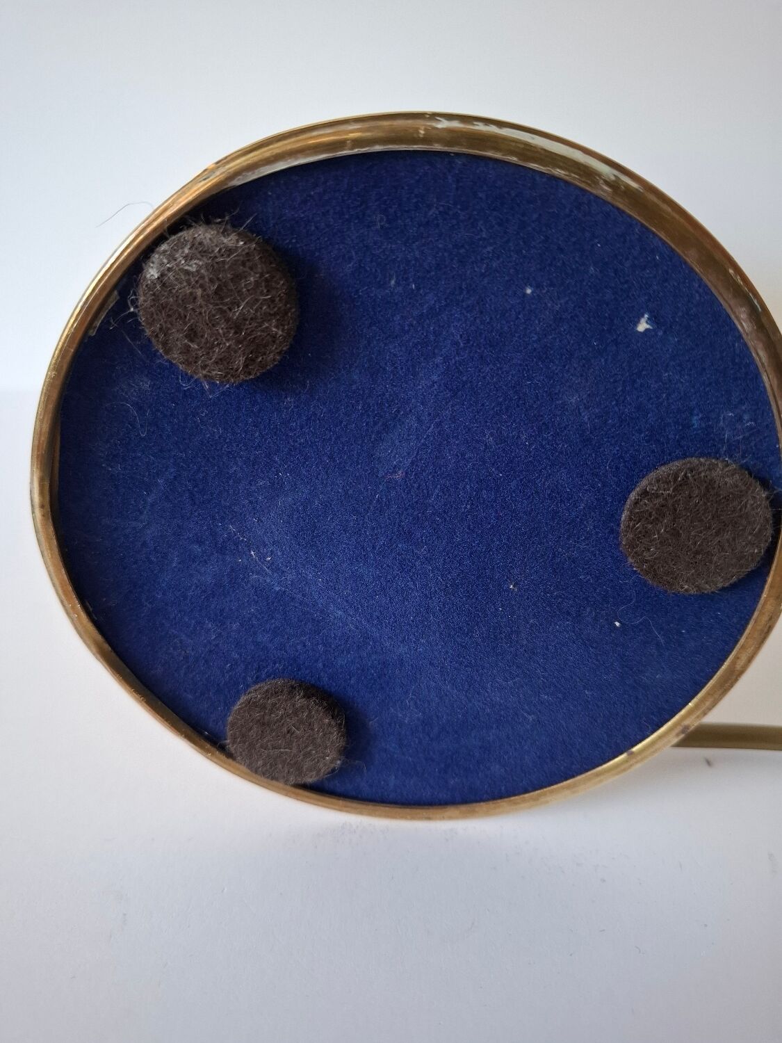 Vintage tulip base brass lamp