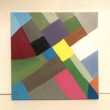 Tableau Huile Abstrait