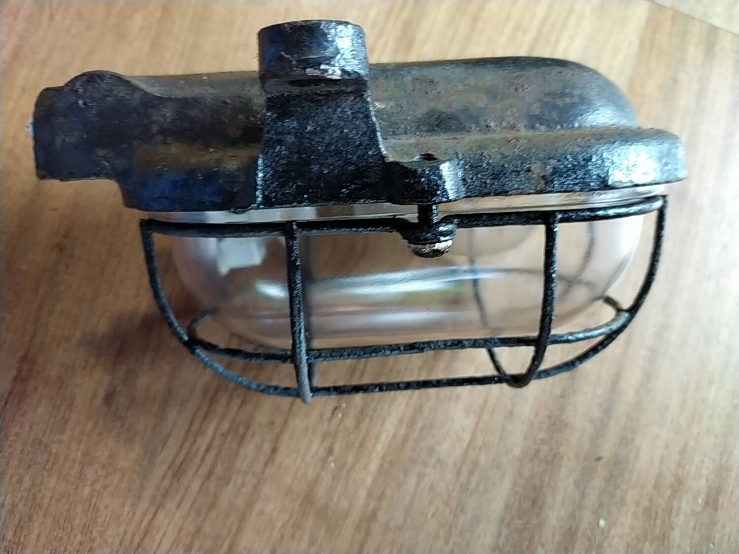 Industrial cast iron wall lights