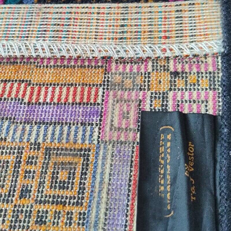 Tapis en laine géométrique italien magnifique des années 1980 par Missoni pour T&J Vestor