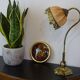 Antique swan neck lamp, Maison le Dauphin