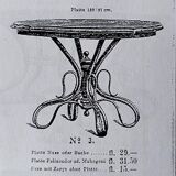 Fischel antique conference or dining table  1890