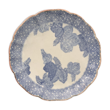 Chinese hollow plate inspired by the blue family of the Compagnie des Inde, mid-19th century