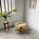 Table basse rotin « fleur » vivai del sud