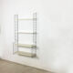 Swedish white shelves by Nisse Strinning for String of the 1960s