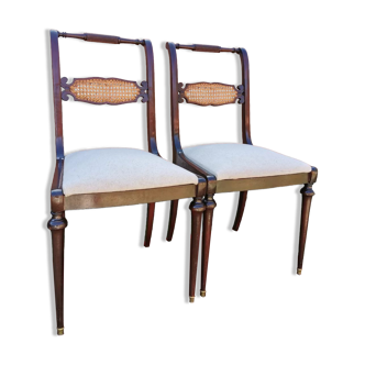 Paire chaises anglaises