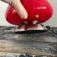 Lampe champignon tactile rouge ovni