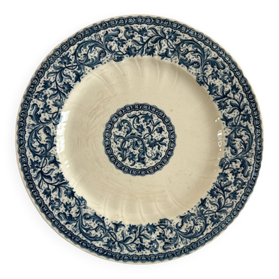 Assiettes plates gien 1937 guirlandes