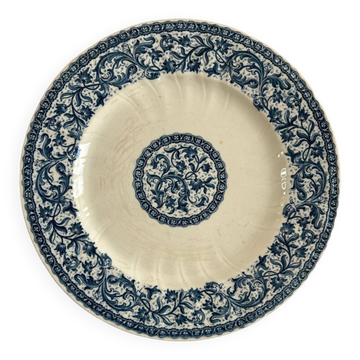 Assiettes plates gien 1937 guirlandes