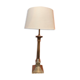 Métal argent néoclassique de lampe