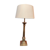 Métal argent néoclassique de lampe