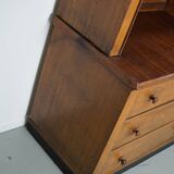 Large Antique Art Deco German Oak Chocolate Shop Cabinet, 1920s