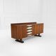 Enfilade en bois dans le style d'Arne Vodder, années 60