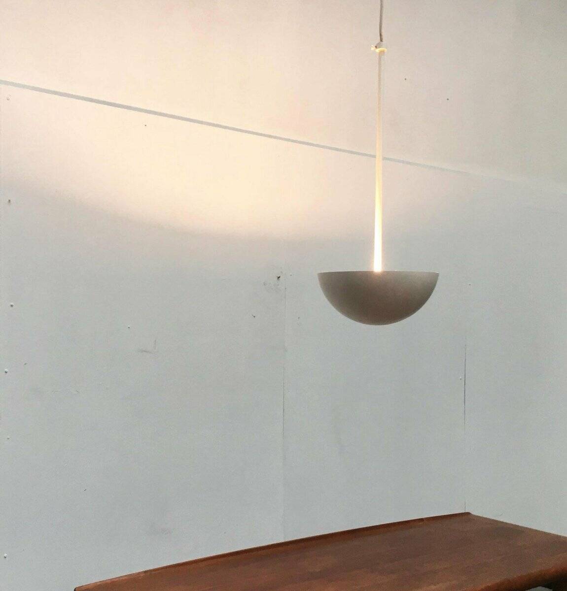 Mid-century modern style fiberglass pendant light, 1960s, set of 2.