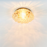 Large Mid Century Bubble Glass Ceiling Light By H. Tynell for Limburg 1960s