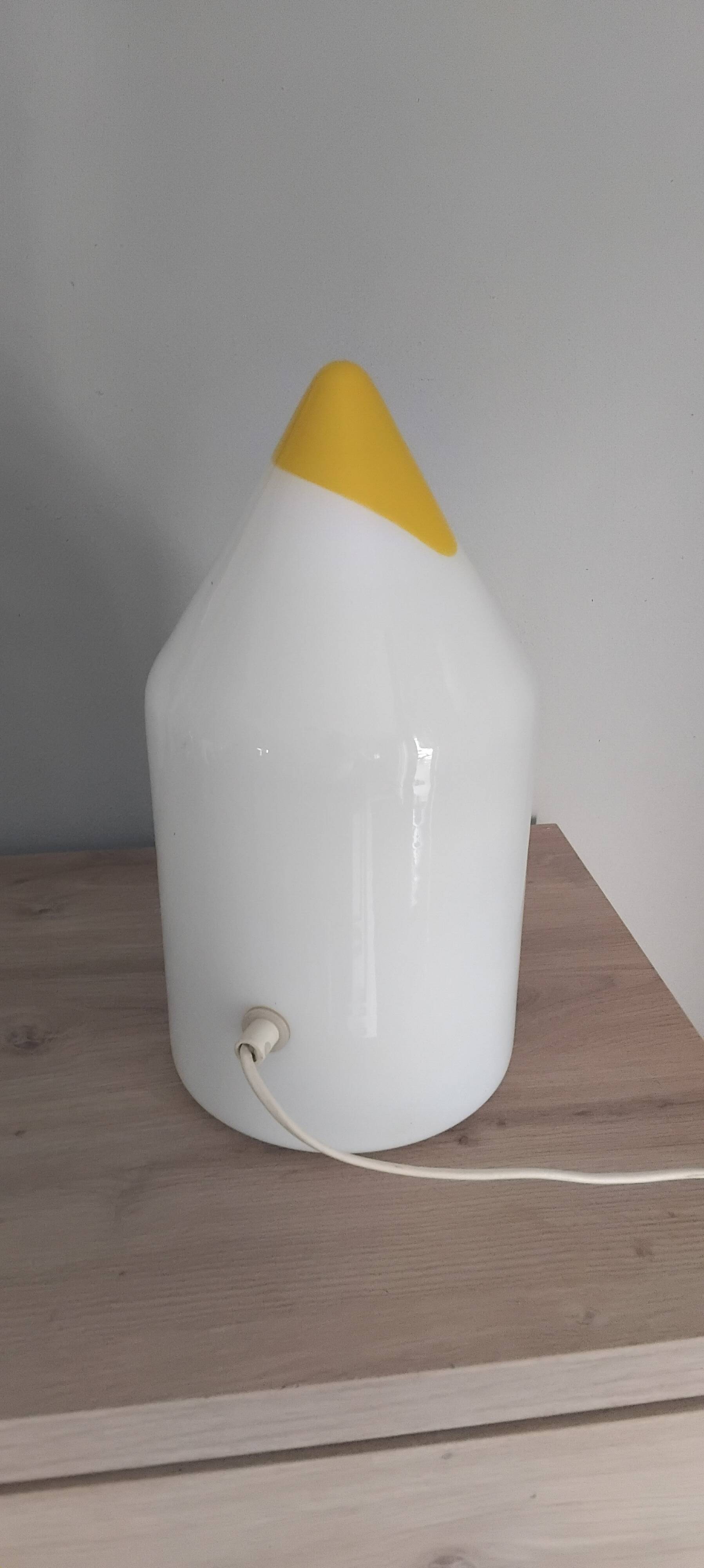 Lampe crayon murano vetri année 60 vintage