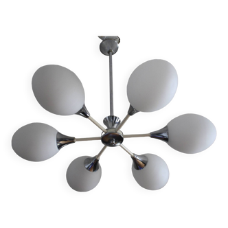 Opaline sputnik chandelier