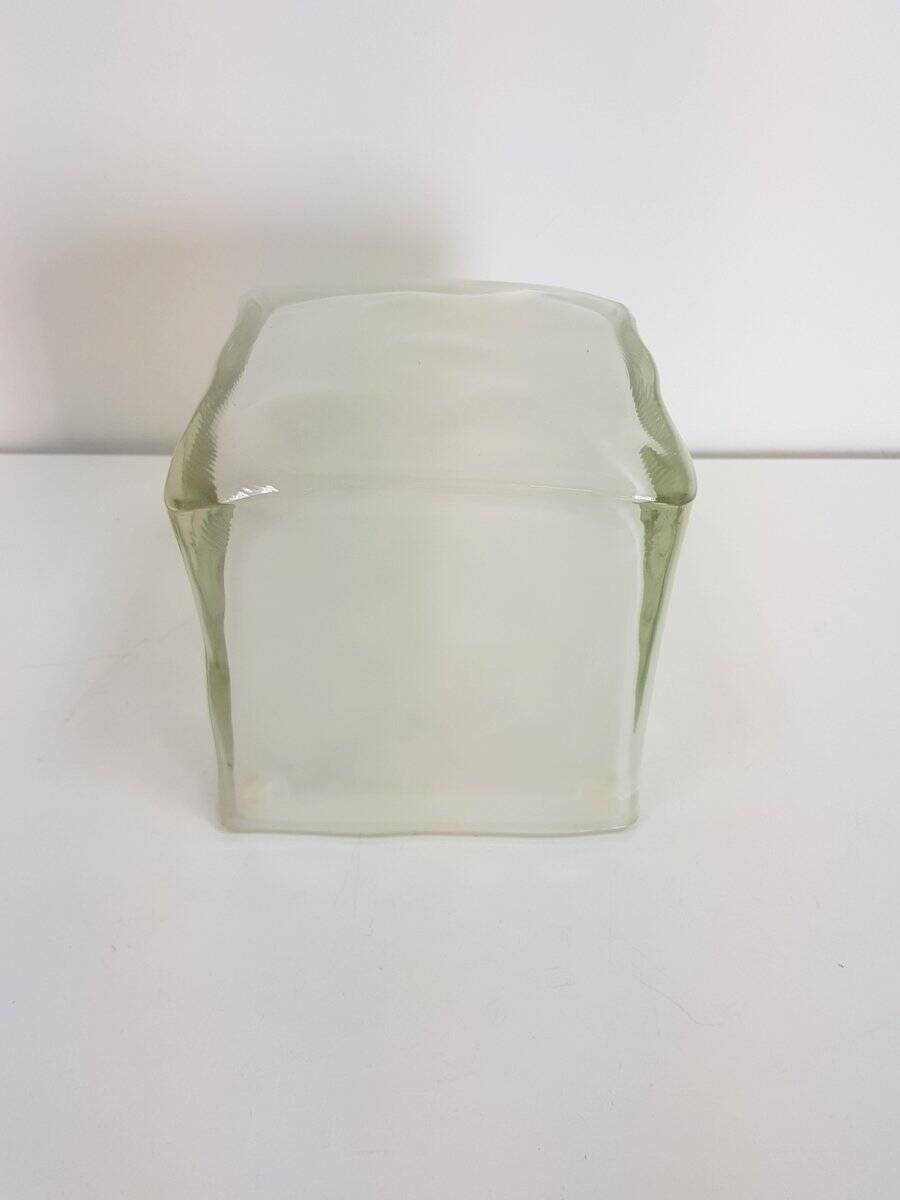 Iviken Ice Cube Table Lamp in Glass from Ikea, 1990s, Set of 3