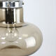 Vintage italian smoked glass chandelier, 1970s