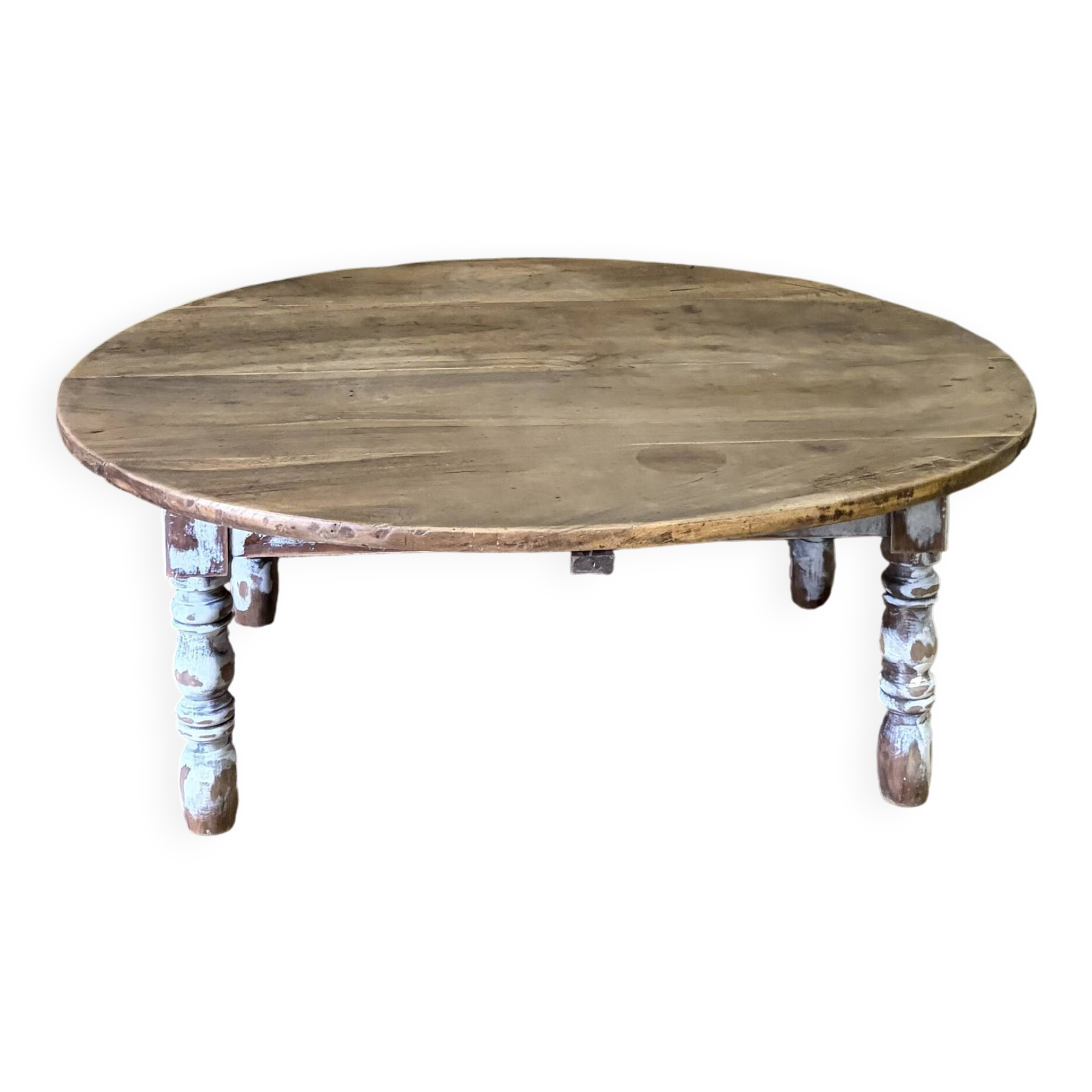 Table basse ovale bois