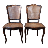 Pair of louis xv style chairs