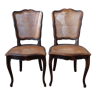 Pair of louis xv style chairs