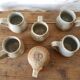 6 cups in stoneware
