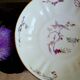 Flat porcelain bowl B & C Limoges L. Bernardaud & Cie France