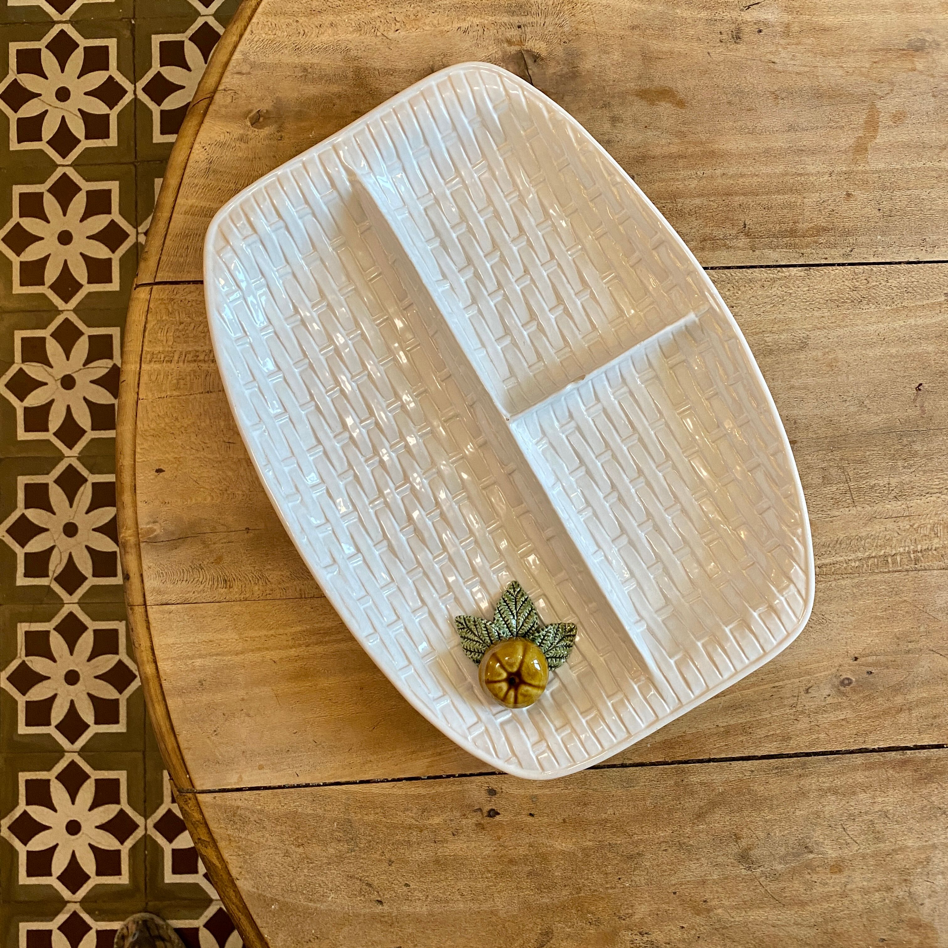 Vintage dish in slip