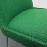 1960s chair in green and chrome from Mauser