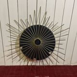 Golden metal sun mirror year 60