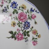 7 assiettes à dessert Bernardaud en porcelaine de Limoges décor floral, années 20-50