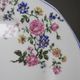 7 Bernardaud Limoges porcelain dessert plates with floral decoration from the 1920s-1950s