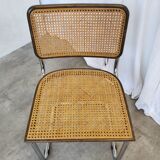 Vintage Cesca Cane Chair: 1970s Italian Mid-Century Modern Dining Office Ch
