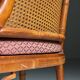 Set of 4 vintage faux bamboo chairs