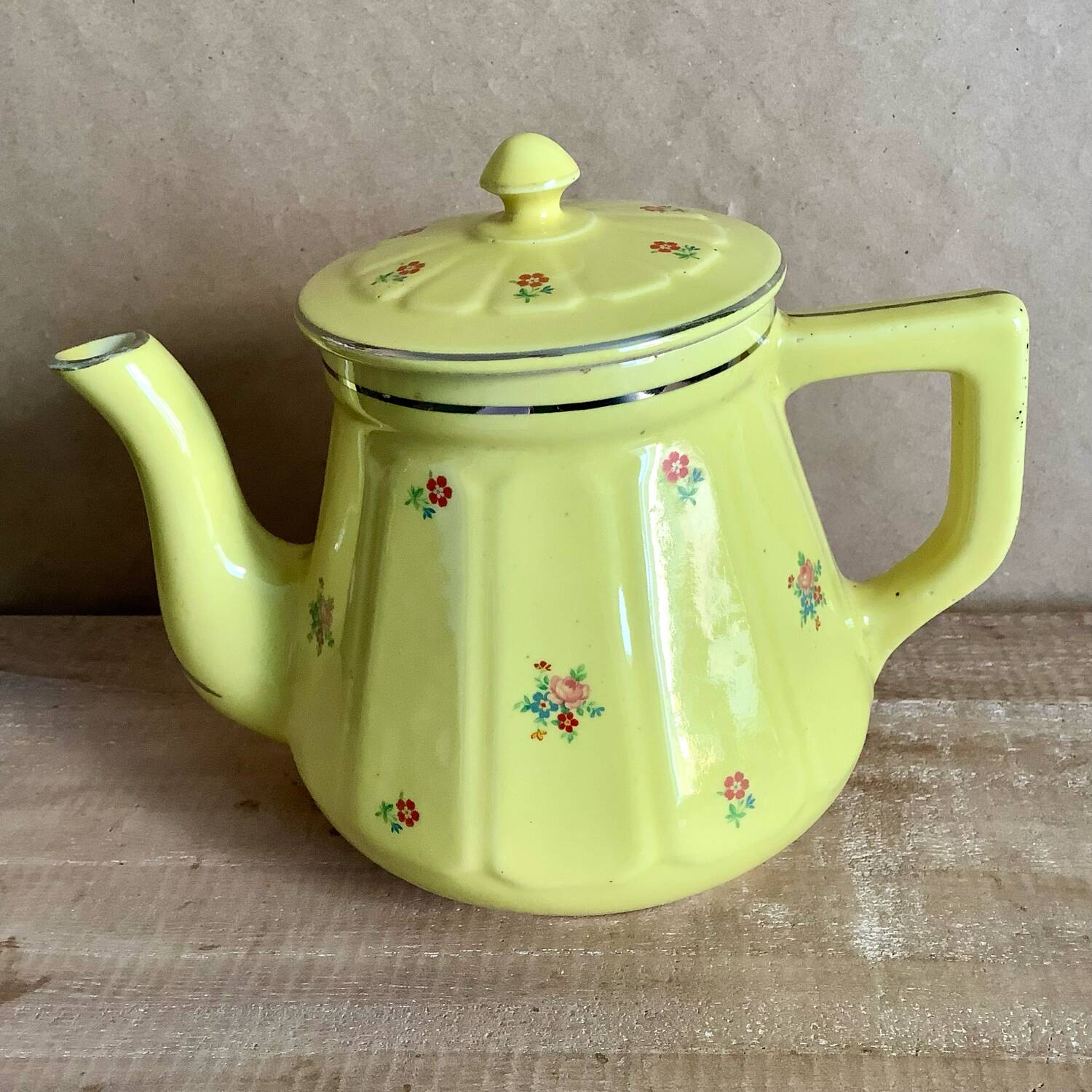 Yellow teapot