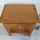 Table de chevet vintage en pin massif