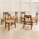 6 Italian chairs - Italy 1960s