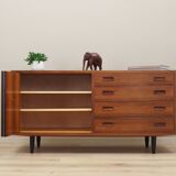 Commode en palissandre, design danois, années 1970, designer : Carlo Jensen, production : Hundevad