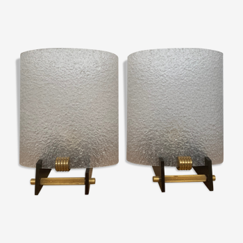 Pair of wall sconces in 1950s