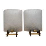Pair of wall sconces in 1950s