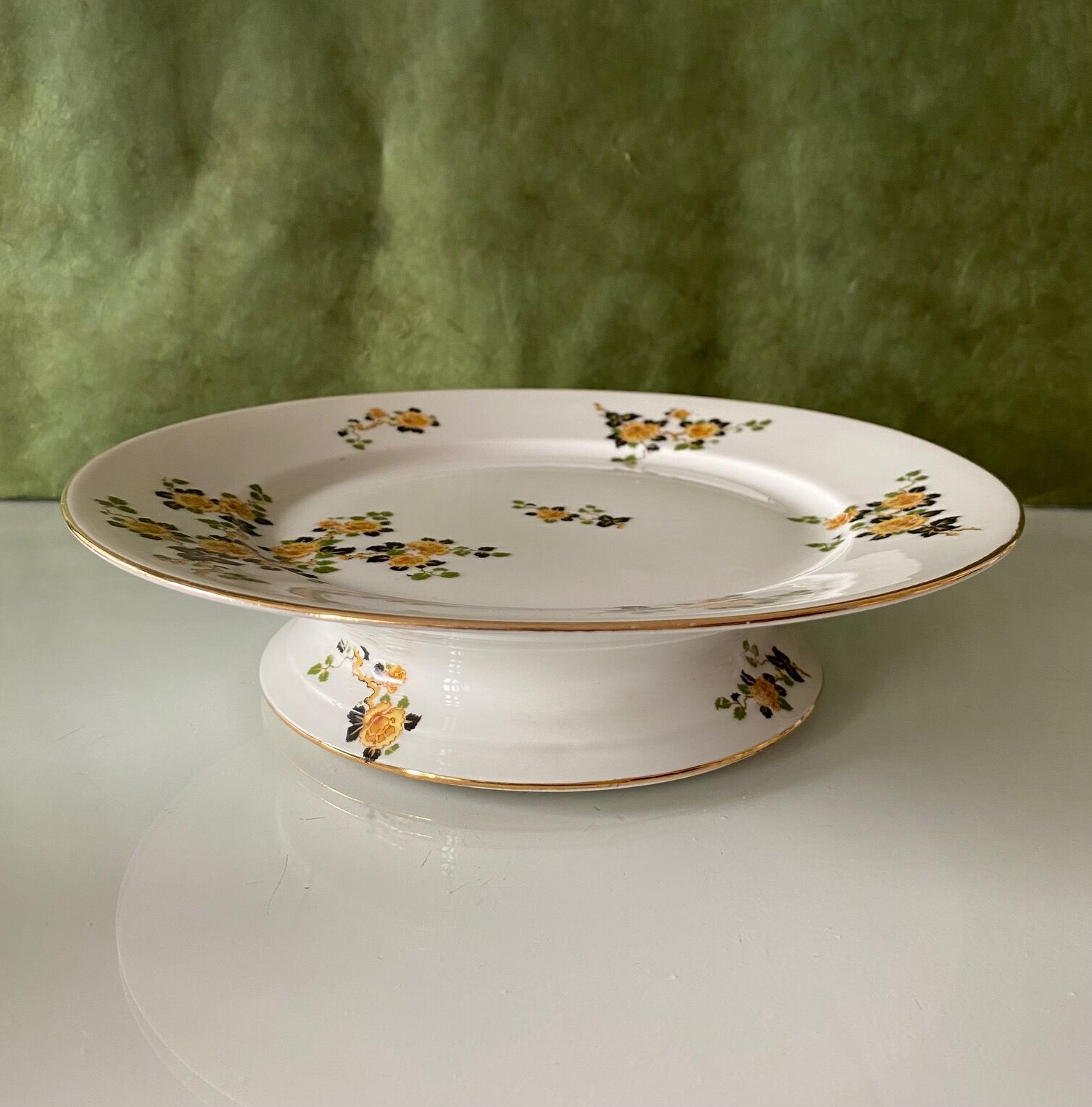 Cake dish, F. Legrand & Cie, Limoges, ca 1920